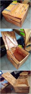 Pallet Wood Storage Box
