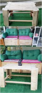 Pallet Chair and Table