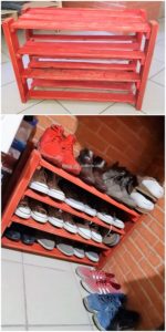 Pallet Shoe Rack