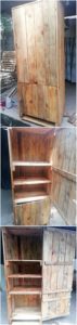 Wood Pallet Cabinet