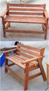 Wooden Pallet Bench
