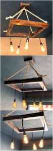 Pallet Chandelier
